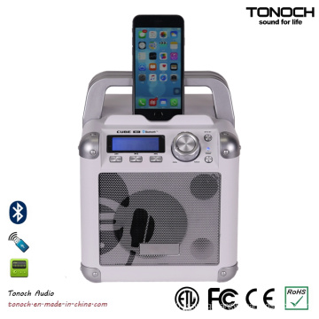 4 Inches Portable Wireless Bluetooth Loud Speaker with Battery